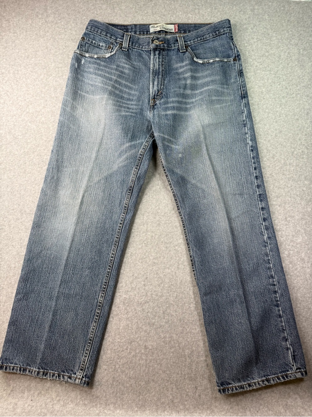 Levi's 559 Relaxed Straight Jeans Men's W38 L30 Blue Denim